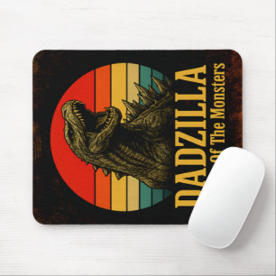 Dadzilla Father Of The Monsters Fathers Day Mouse Pad