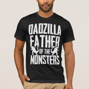 Dadzilla Father of the Monsters Funny T-Shirt
