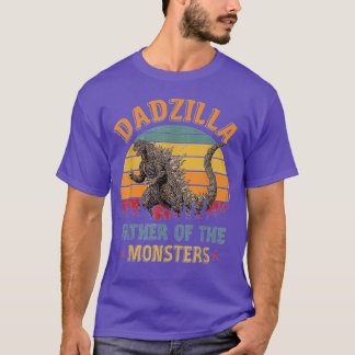Dadzilla Father Of The Monsters Vintage Retro Suns T-Shirt