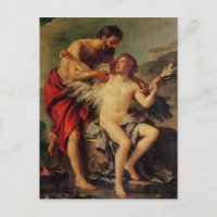 Daedalus Attaching Icarus' Wings, c.1754