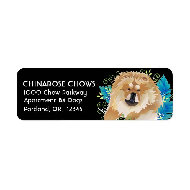 DAEJA VU CHOW - Return Address Labels Customiz (Front)