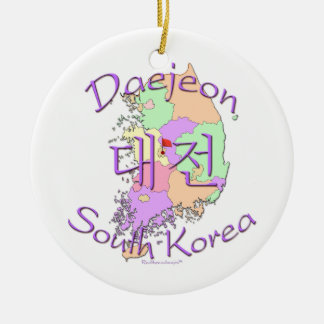 Daejeon South Korea Ceramic Tree Decoration