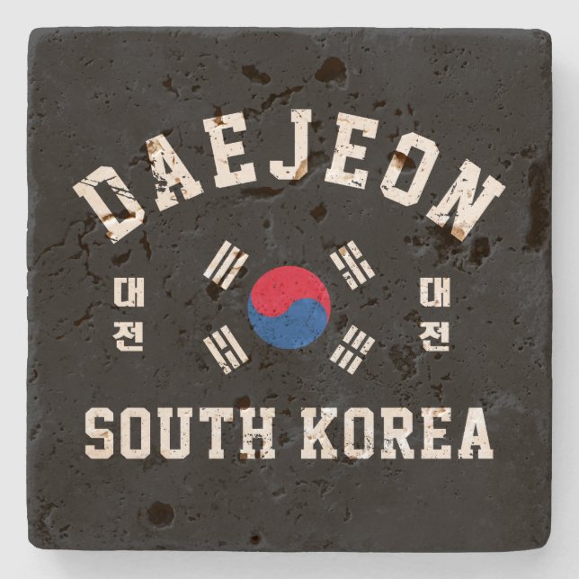 Daejeon South Korea  Stone Coaster (Front)
