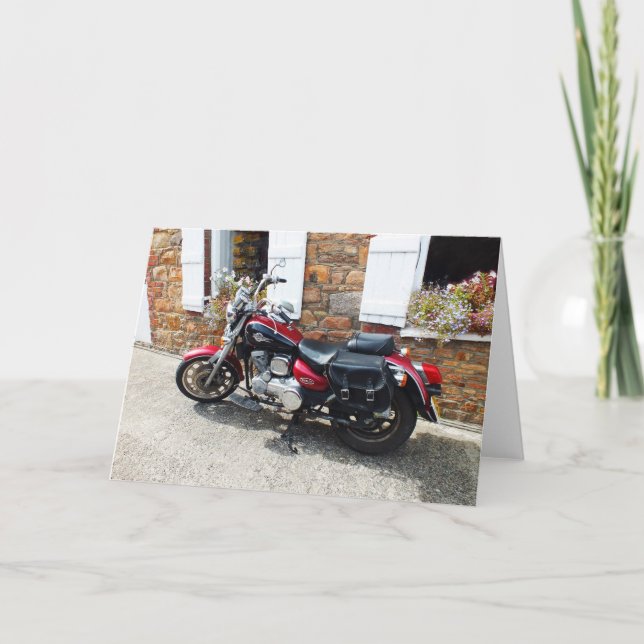 Daelim motorcycle holiday card (Front)