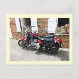 Daelim motorcycle postcard