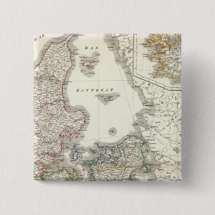 Daenemark, Island - Denmark, Iceland 15 Cm Square Badge