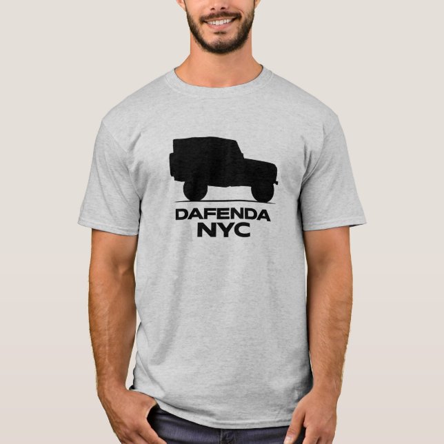 DAFENDA NYC Black Solid Tee (Front)