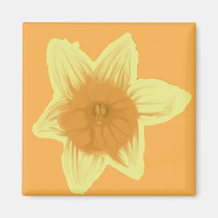 Daffodil Customisable Square Magnet