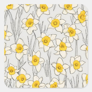 Daffodil Design Stickers