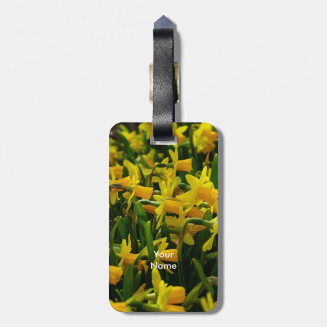 Daffodil Family Luggage Tag (Back Vertical)