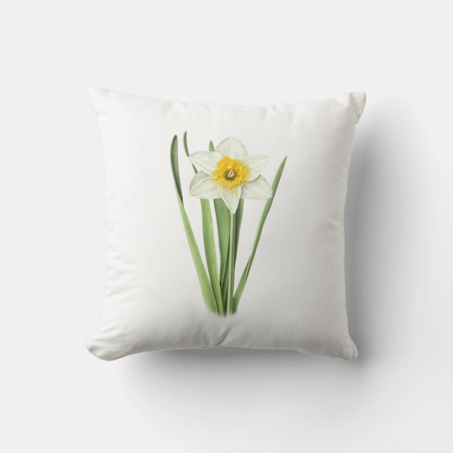 Daffodil Flower Cushion (Front)