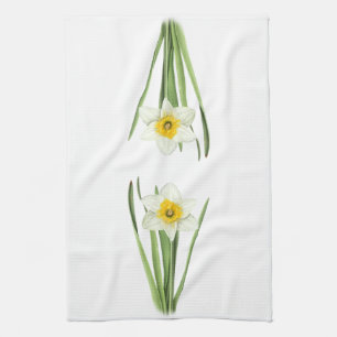 Daffodil Flower Tea Towel
