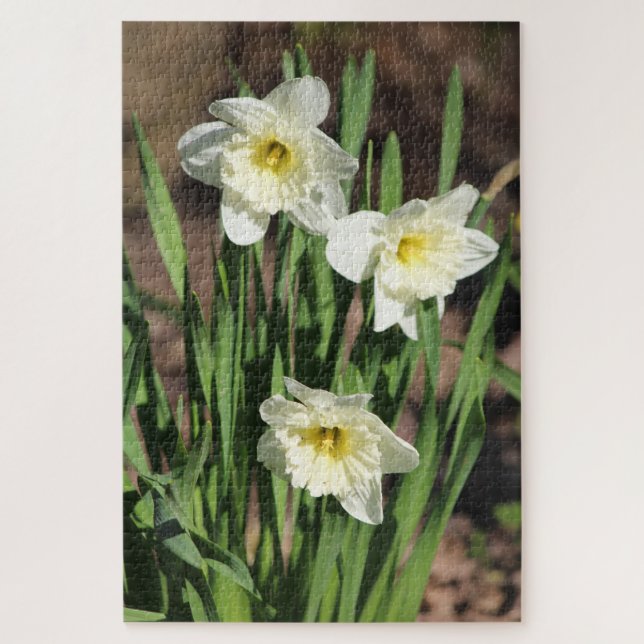 Daffodil Flowered Jigsaw Puzzle (Vertical)