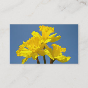 Daffodil Flowers Business Cards Floral nature