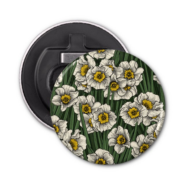 Daffodil garden bottle opener (Front)