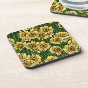 Daffodil garden coaster