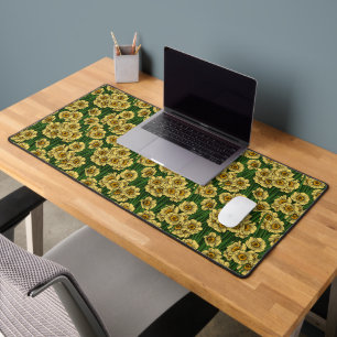 Daffodil garden desk mat