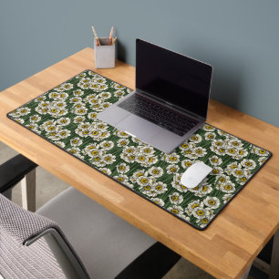 Daffodil garden desk mat