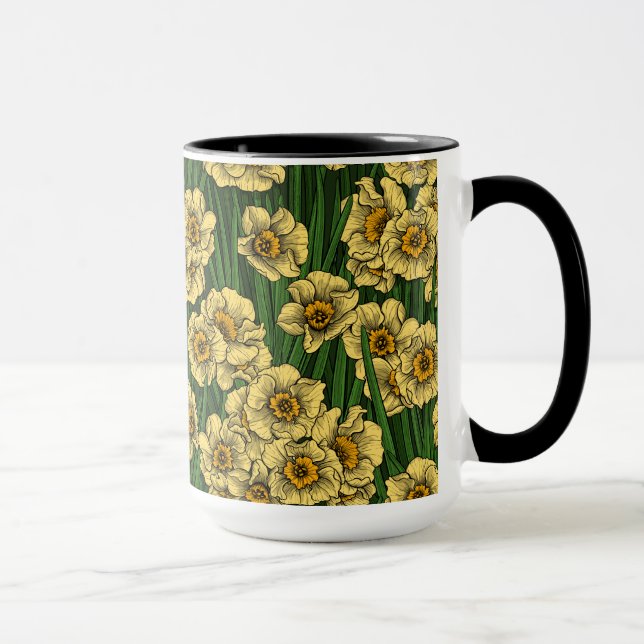 Daffodil garden mug (Right)