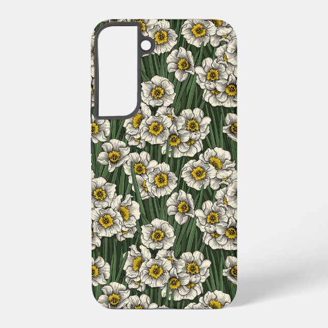 Daffodil garden samsung galaxy s22+ case (Back)
