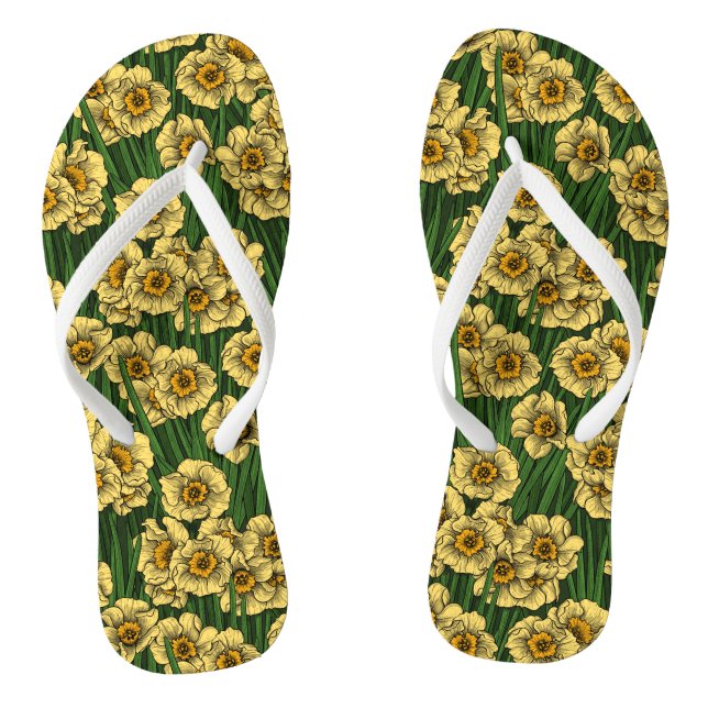 Daffodil garden thongs (Footbed)