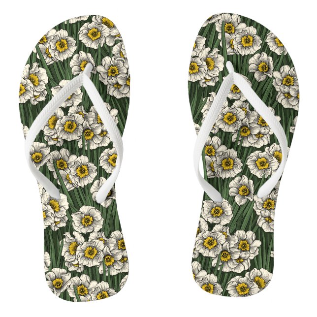Daffodil garden thongs (Footbed)