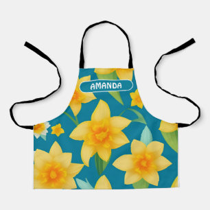 Daffodil Geometric Colourful Personalised Pattern Apron