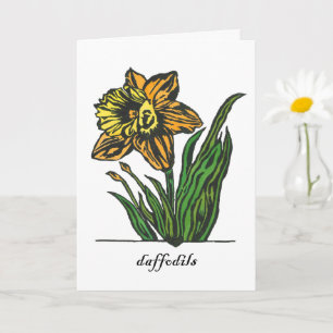 Daffodil Greeting Card