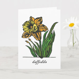Daffodil Greeting Card