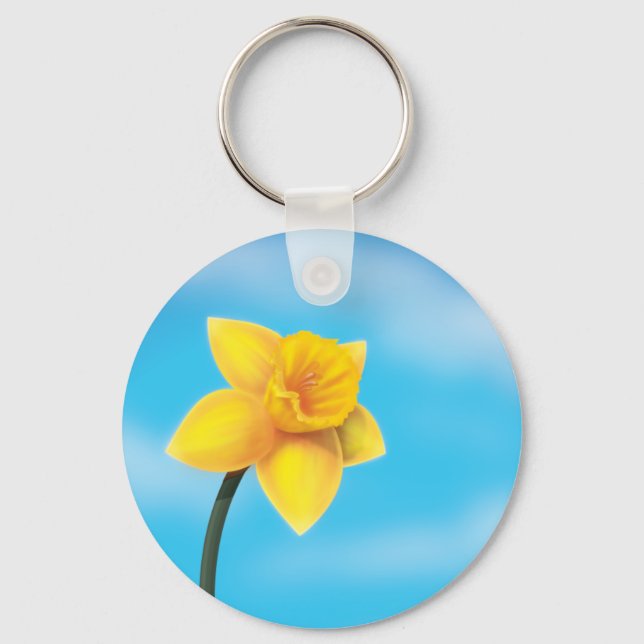 Daffodil Key Ring (Front)