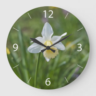 Daffodil Large Clock
