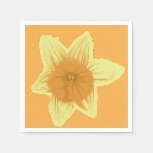 Daffodil Paper Napkin (Front)