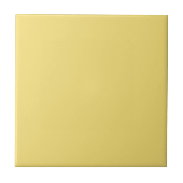 Daffodil Petal Yellow Square Kitchen and Bathroom Ceramic Tile (Front)