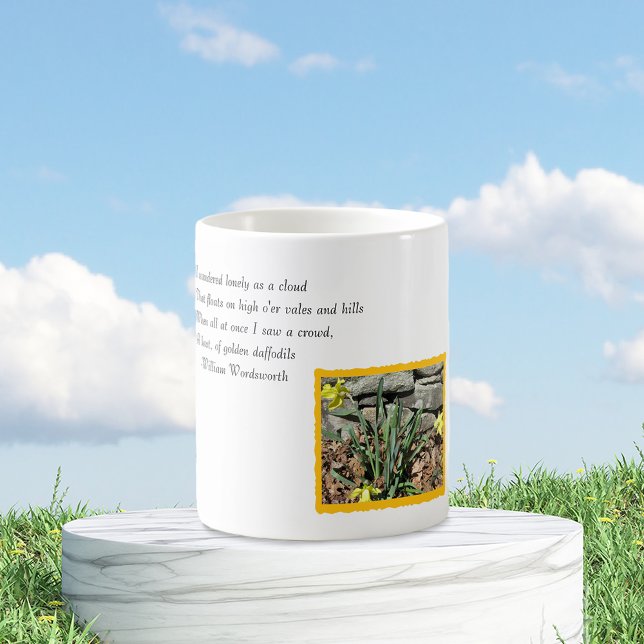Daffodil Poetry Coffee Mug (Creator Uploaded)