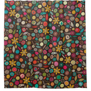 daffodil pop shower curtain