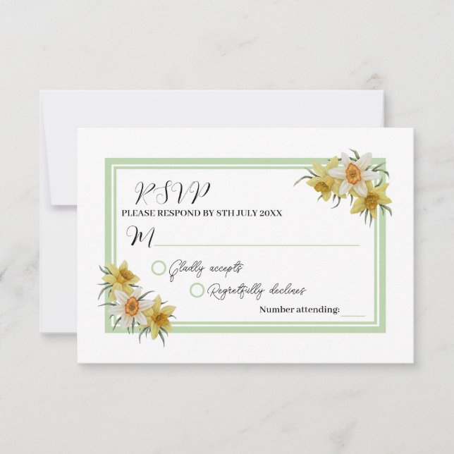 Daffodil Response Card (Front)