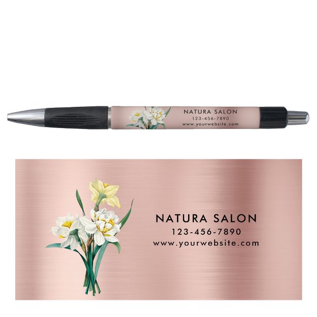 Daffodil Salon Business Promotional Rose Gold  (Daffodil Salon Business Promotional Rose Gold Pen)