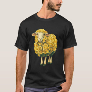 Daffodil Sheep Flower Gardening Floral 1 T-Shirt