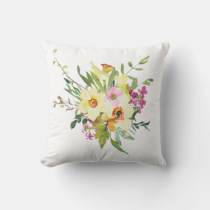 Daffodil spray  cushion