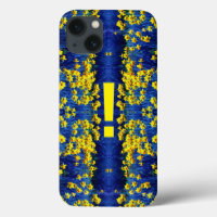 Daffodil Spring Exclamation Mark Yellow Blue