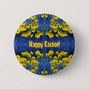 Daffodil Spring Fantasy 6 Cm Round Badge