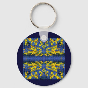 Daffodil Spring Fantasy Key Ring
