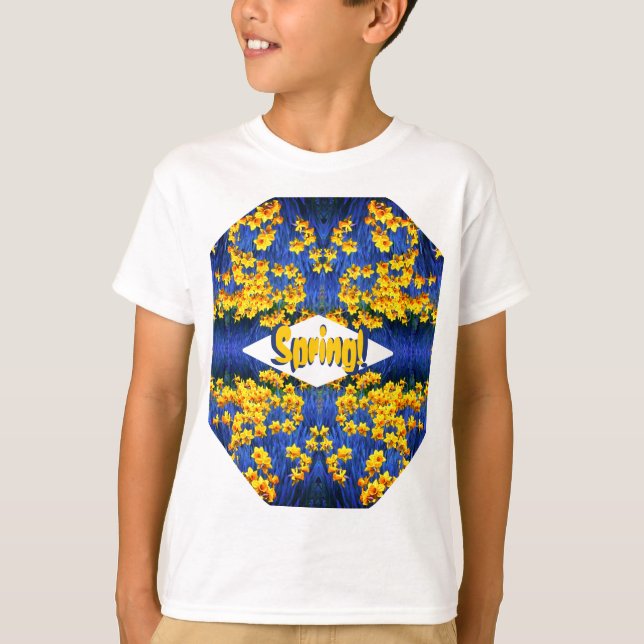 Daffodil Spring Fantasy T-Shirt (Front)