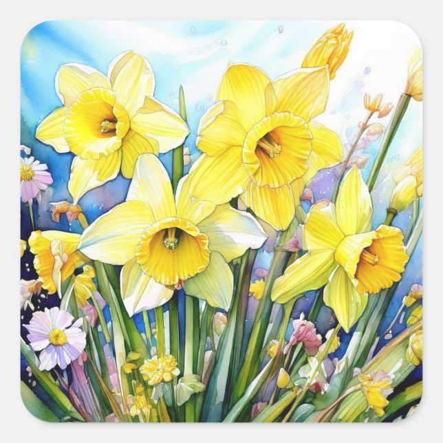 Daffodil  Stickers (Front)