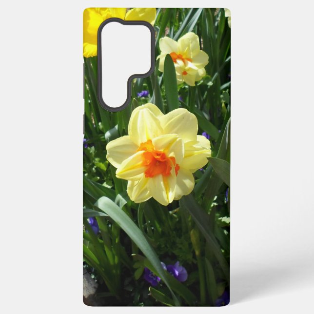 Daffodil Sunshine Samsung Galaxy S22 Ultra Case (Back)