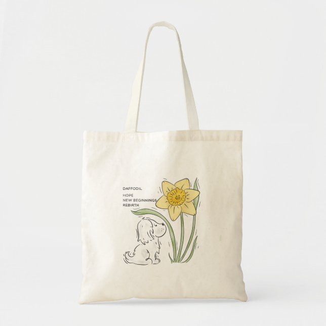 Daffodil tote bag (Front)