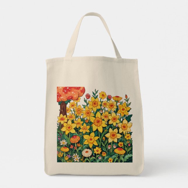 daffodil tote bag (Back)