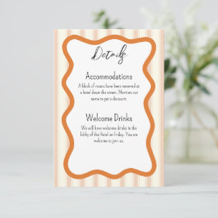 Daffodil Wedding Enclosure Card
