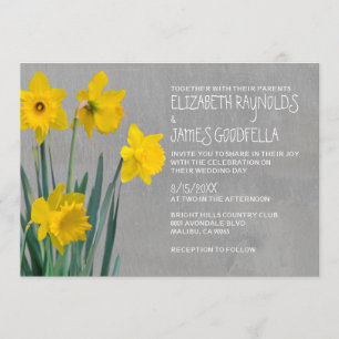 Daffodil Wedding Invitations