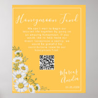 Daffodil Yellow & White Daisies Honeymoon Fund 